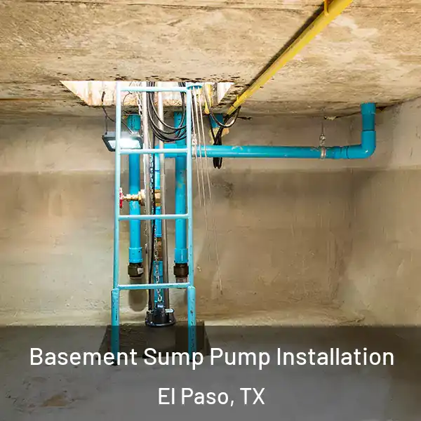  Basement Sump Pump Installation El Paso, TX